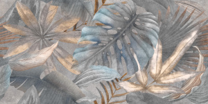 Bahamas Floristry Dark D120240G Керамогранит матовый граниль 1200*600 (2 шт в уп/41,76  м в пал)