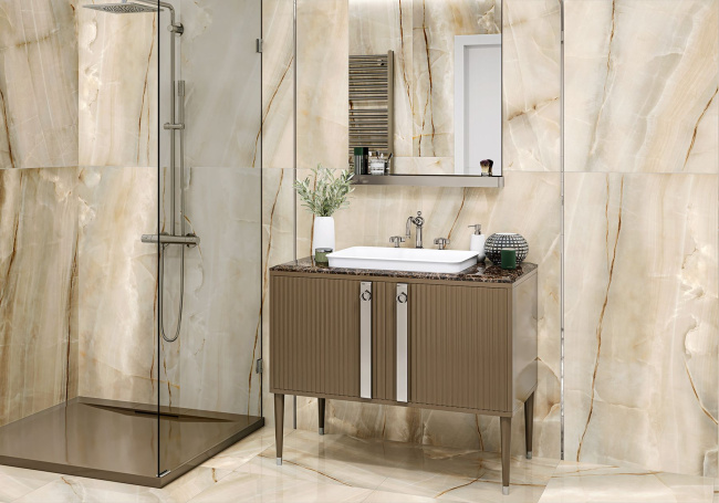 Фотография Коллекции Onyx Smoke Керамогранита и керамической плитки от производителя - Alma Ceramica, в интернет магазине Casa-Ceramica