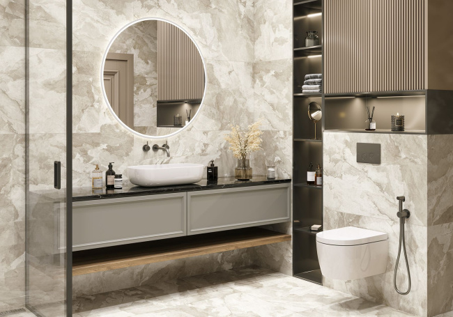 Фотография Коллекции Luxury Brown Керамогранита и керамической плитки от производителя - Alma Ceramica, в интернет магазине Casa-Ceramica