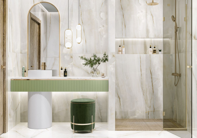 Фотография Коллекции Onyx Smoke Керамогранита и керамической плитки от производителя - Alma Ceramica, в интернет магазине Casa-Ceramica